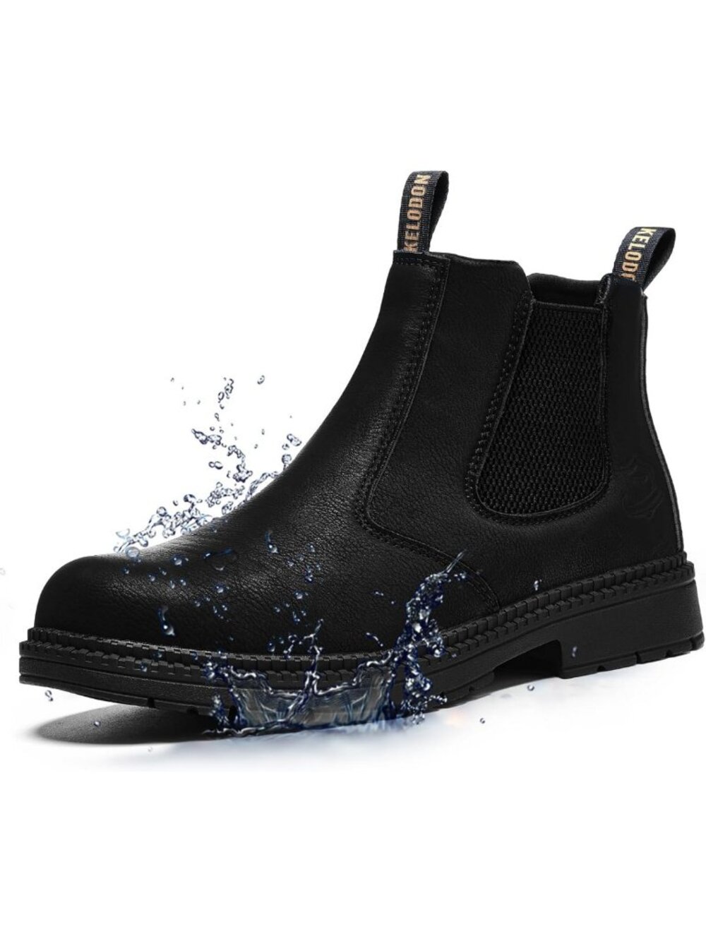 Men's Waterproof Steel Toe Slip-On Work Boots | Safety Shoes for Tough Jobs